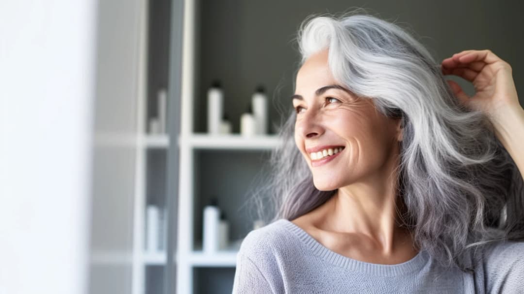 Zadbaj o wygląd swoich siwych włosów z najlepszymi płukankami do włosów siwych