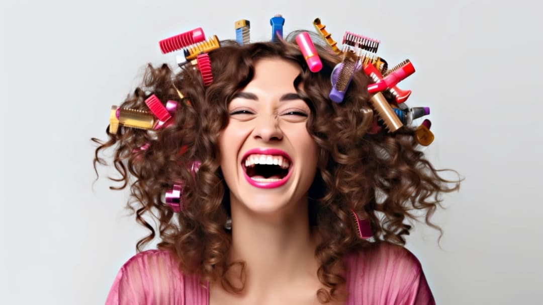 Loki na papiloty - jak kręcić włosy na papiloty, efekt curly girl